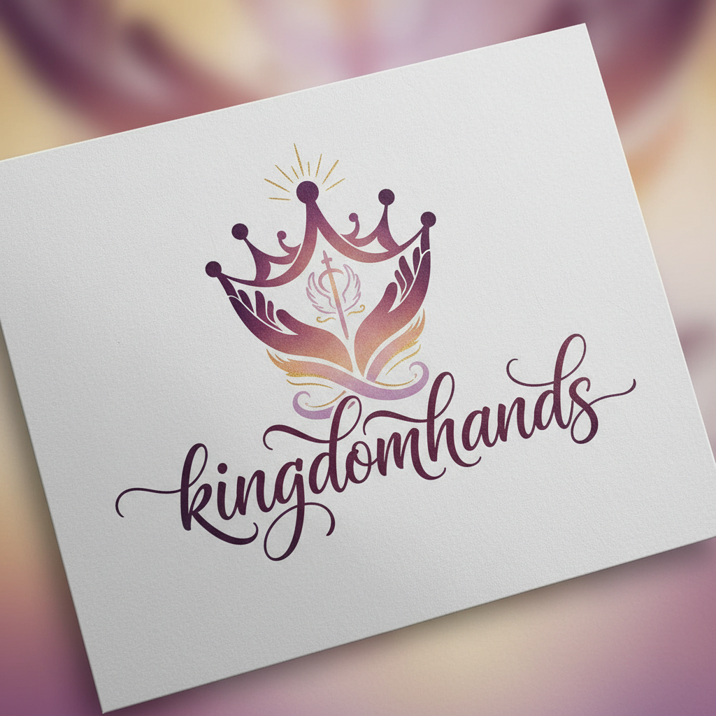 kingdomhands unique creative logo