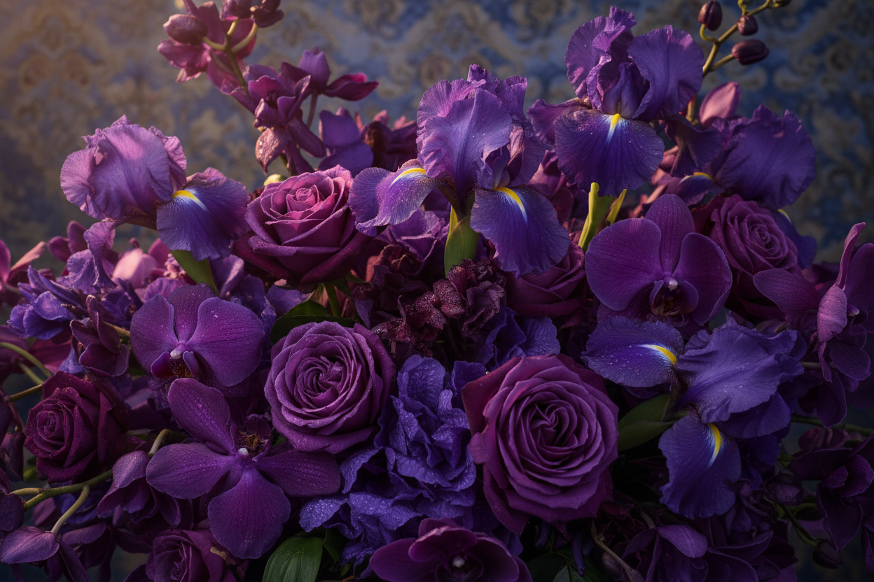 Royal purple flowers